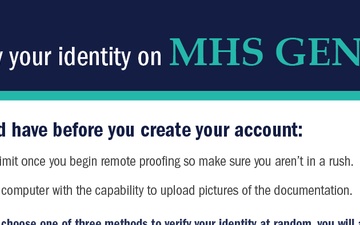 How to verify your identity on MHS Genesis