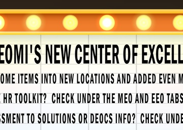 ANNOUNCING DEOMI&amp;#39;S NEW CENTER OF EXCELLENCE PORTAL!