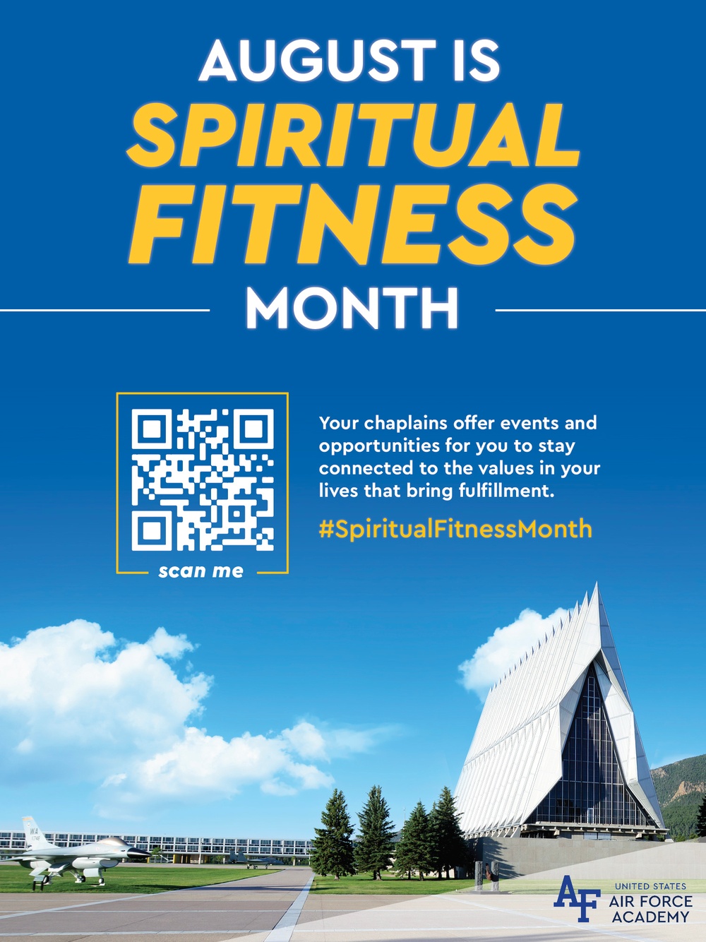 Spiritual Fitness Month Flyer