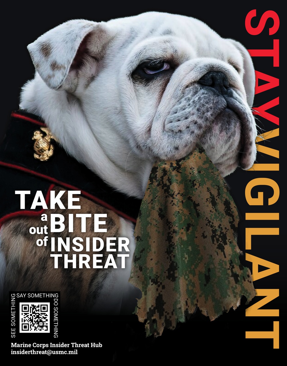 Insider threat_USMC Mascot Poster