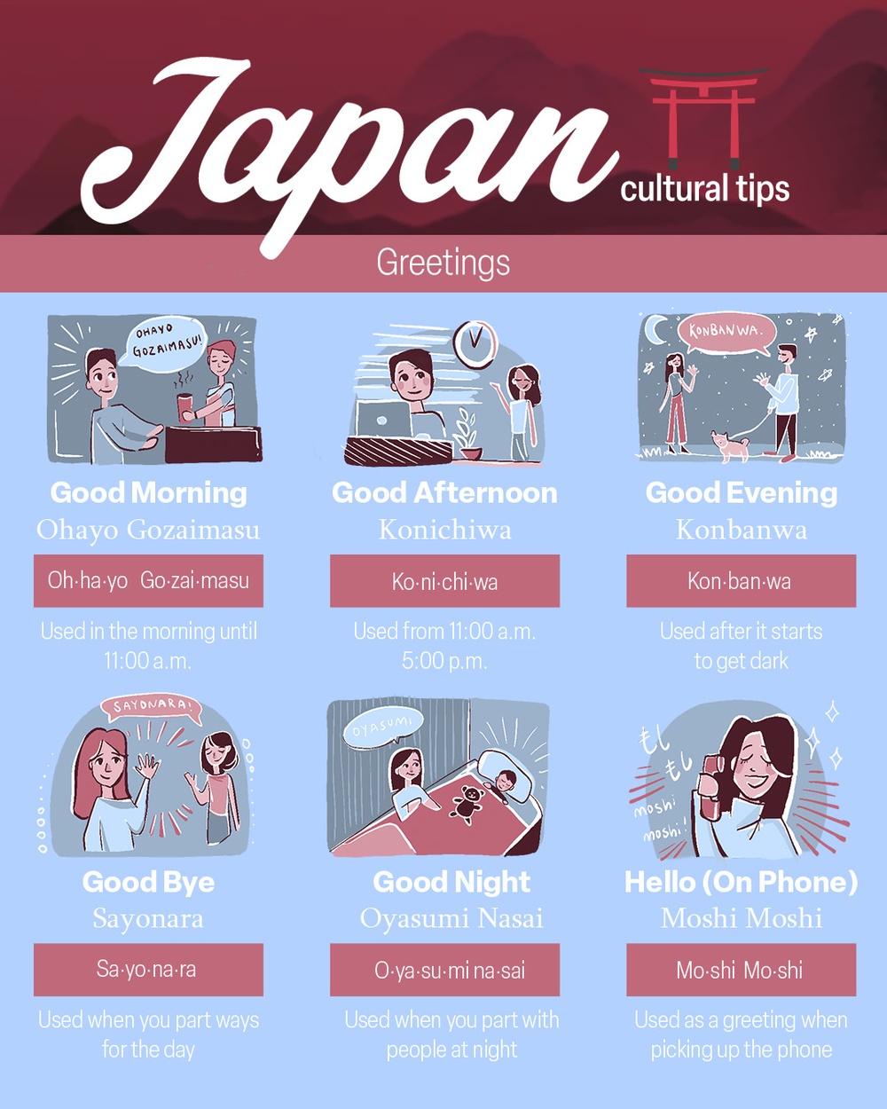 Japan Cultural Tips: Greetings