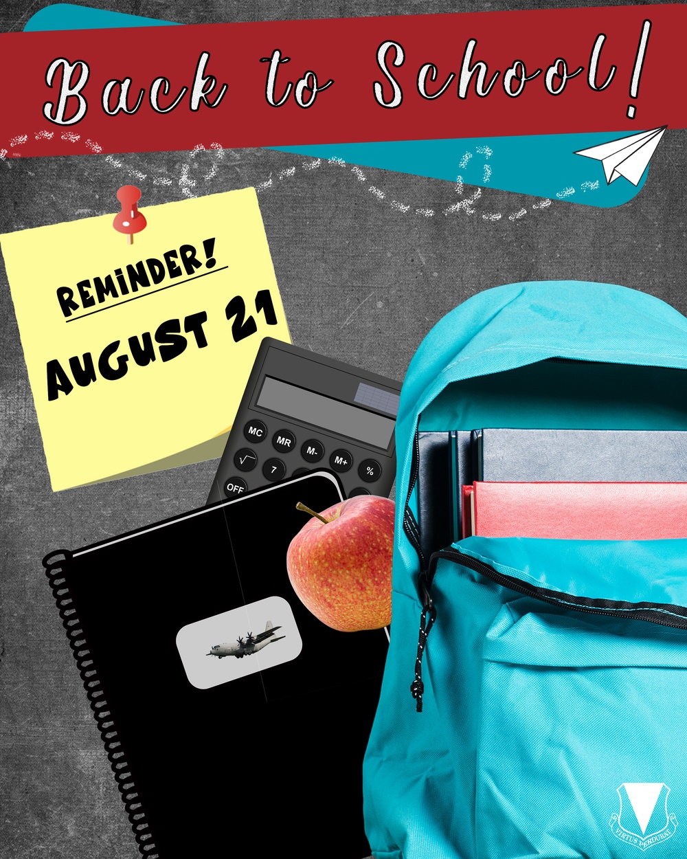 Ramstein AB back to school graphic