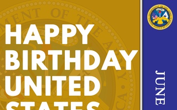 United States Army Birthday Poster