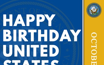 United States Navy Birthday Poster