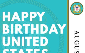 United States Coast Guard Birthday Poster