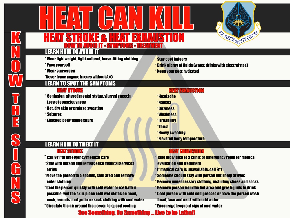 Heat can kill