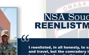 MA2 Sara Gonzales Reenlists at NSA Souda Bay