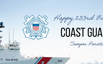 233rd U.S. Coast Guard Birthday graphic