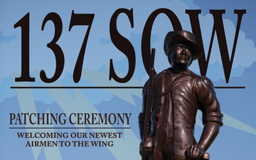 137th SOW Patching Ceremony: Welcoming our newest Airmen to the wing