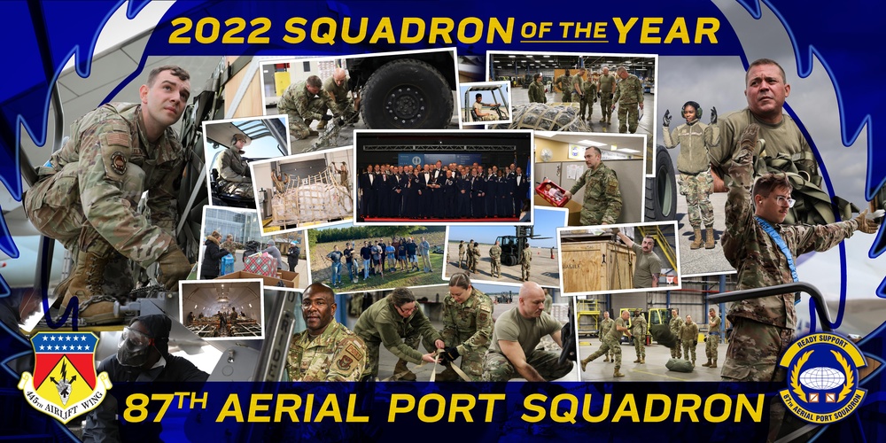 445th Air Wing 2022 Squadron of the Year: 87th Aerial Support Squadron