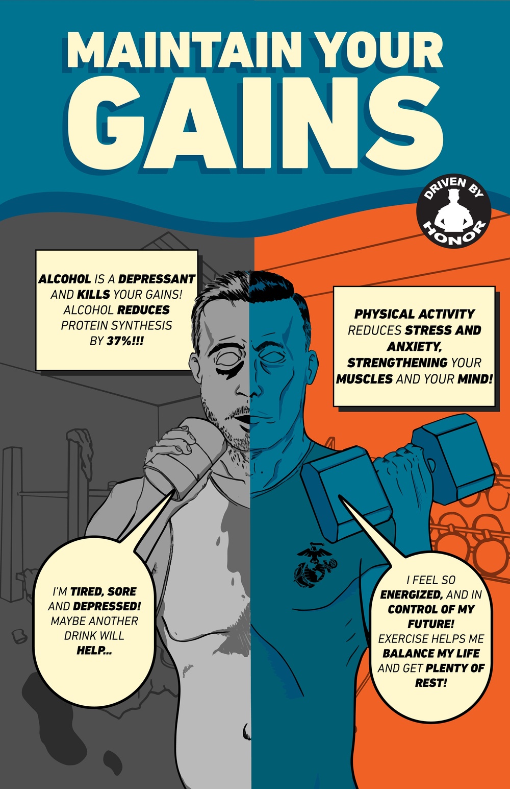 Maintain Your Gains Graphic