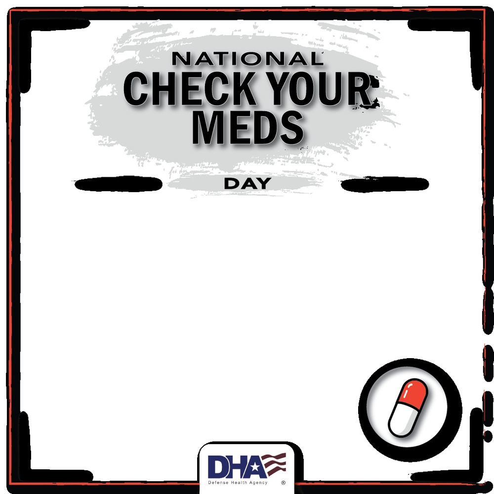 National Check Your Meds Day FRAME