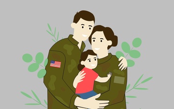 Military Family Graphic