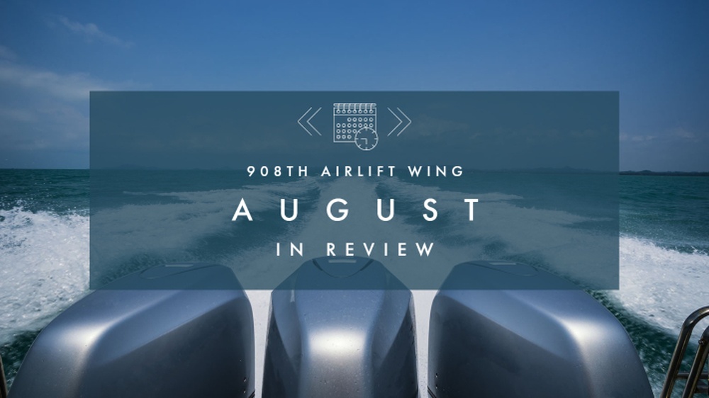 August in Review graphic