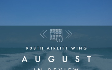 August in Review graphic