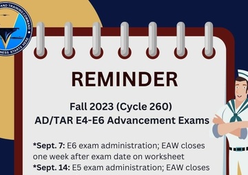 Fall 2023 Advancement Exams