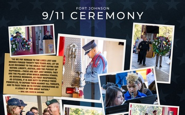 Fort Johnson 9/11 Ceremony Graphic