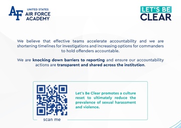 USAFA Lets Be Clear Flyer