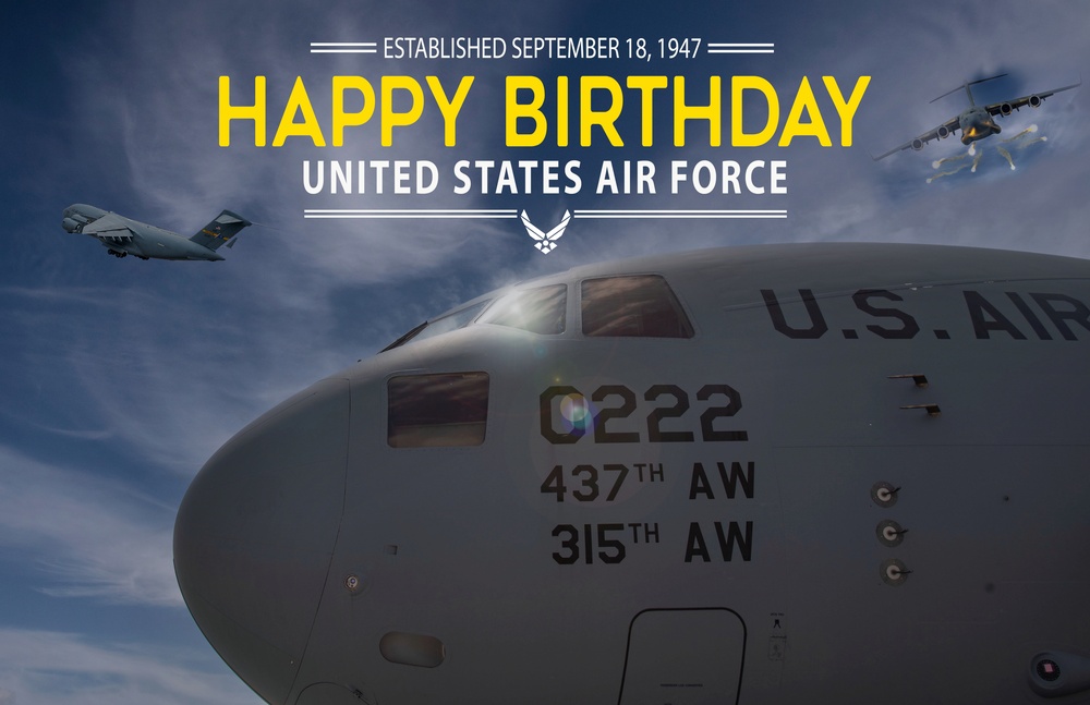 Happy Birthday United States Air Force