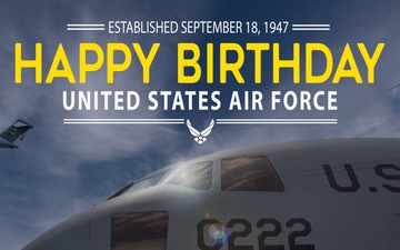 Happy Birthday United States Air Force