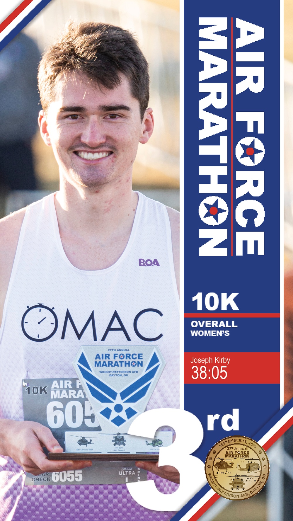 Kirby takes 3rd in Air Force Marathon men&amp;#39;s 10K (1920x1080)