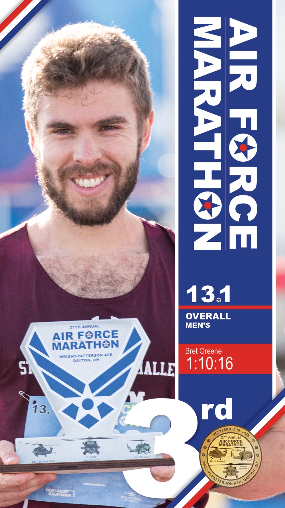 Greene takes 3rd in Air Force Marathon men&amp;#39;s half-marathon (1920x1080)