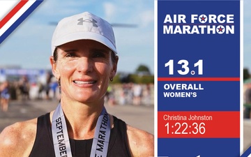 Johnston takes 1st in Air Force Marathon women’s half-marathon. (1080x1080)