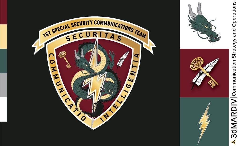 3DMARDIV G-2 1st Special Security Communications Team Identity Design