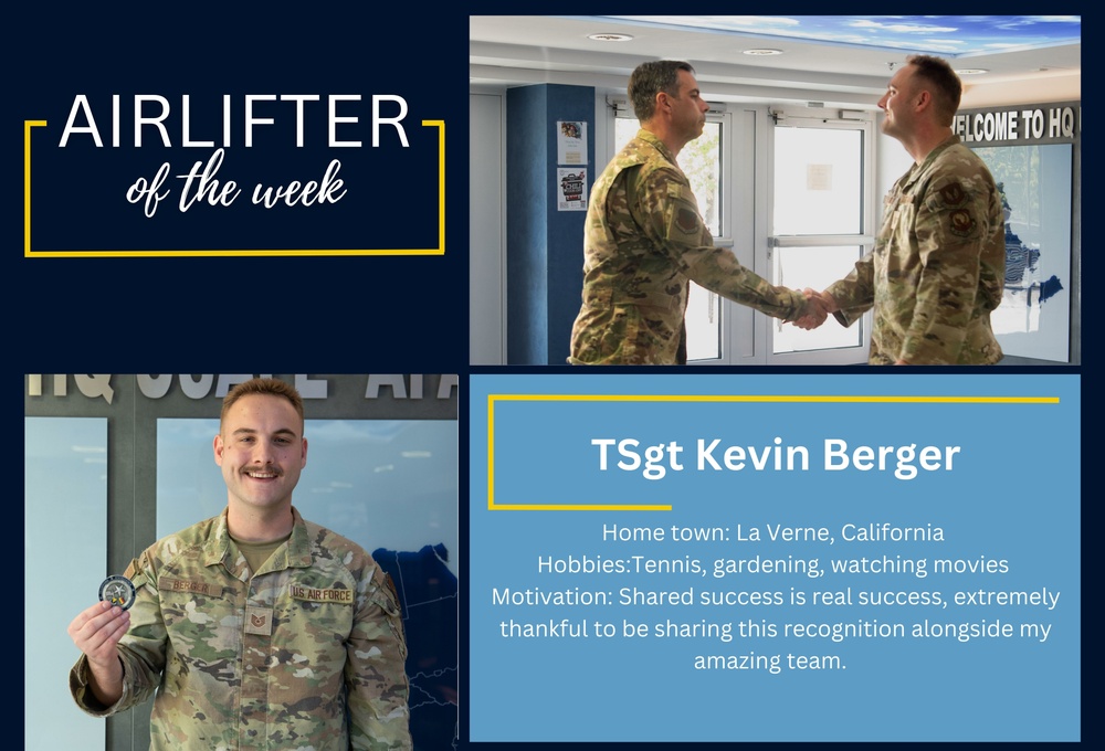 Airlifter of the Week: TSgt Berger