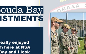 MA2 Trace Jordan Reenlists at NSA Souda Bay