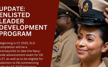 Updates to the Navy Enlisted Leader Development Program