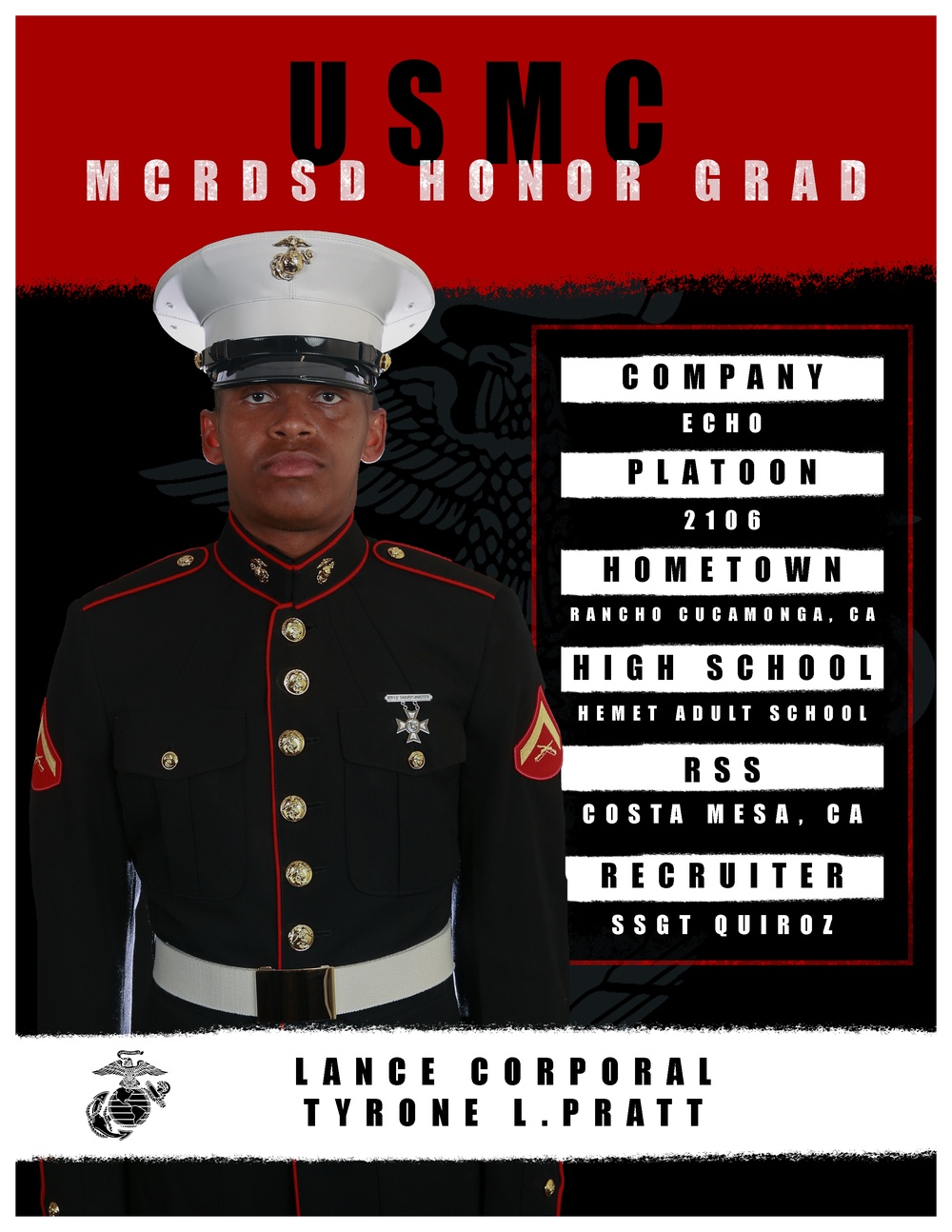 Echo Company - Honor Graduate