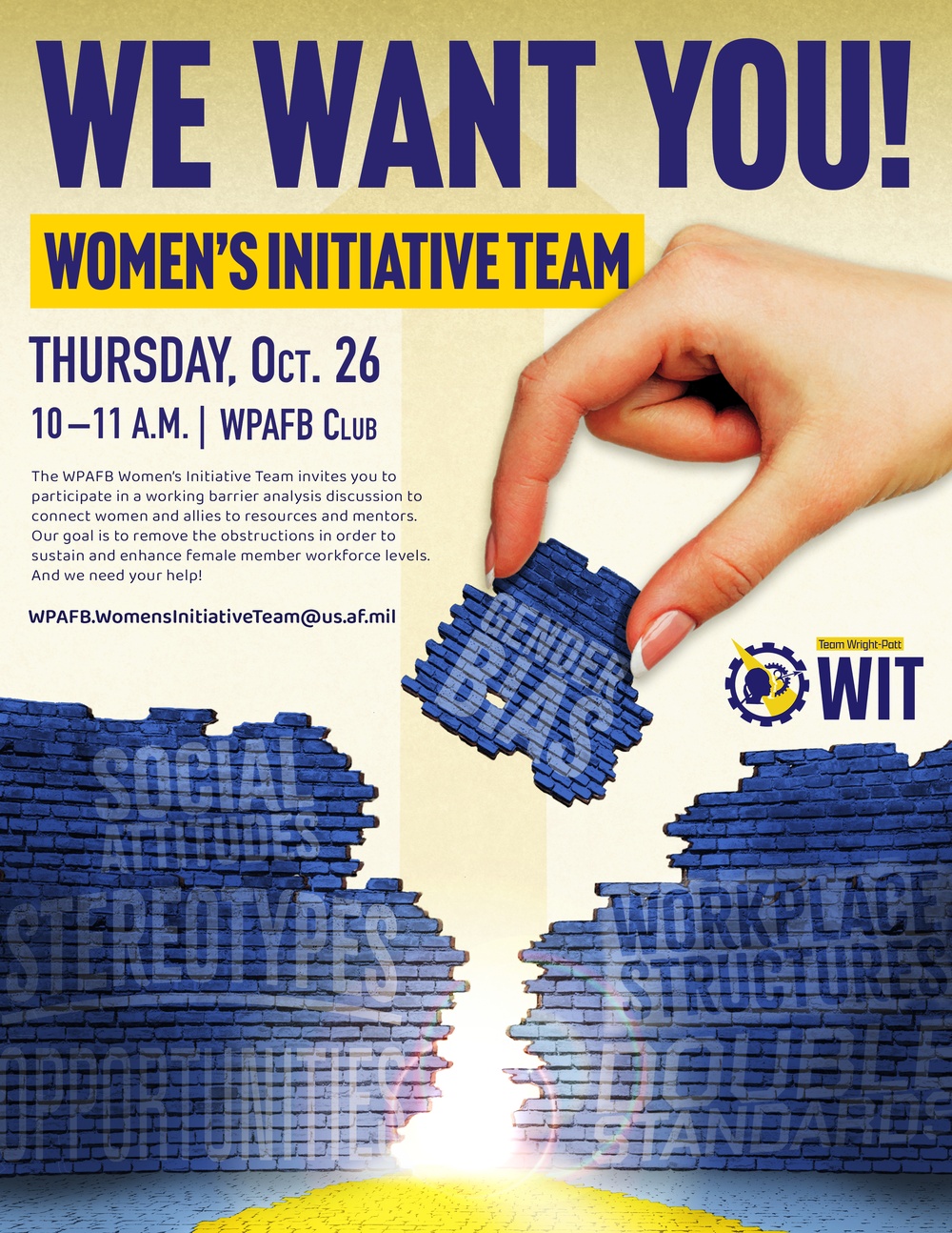 Women's Initiative Team Event Flyer