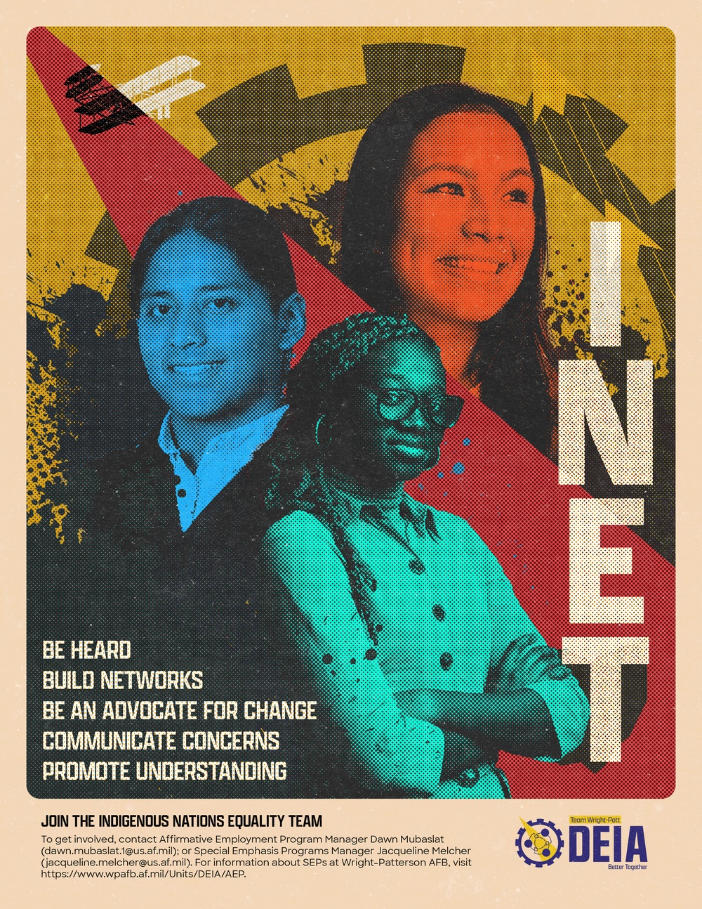 Special Emphasis Program: Indigenous Nations Equality Team volunteer flyer