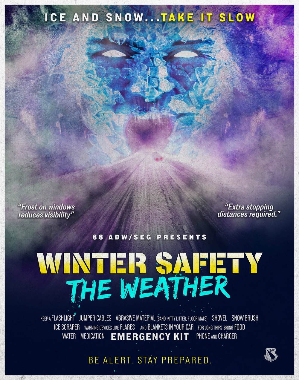 88 SEG Winter Driving Safety Poster: Weather