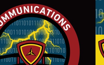 3D Marine Division Headquarters Battalion Communications Company Logo