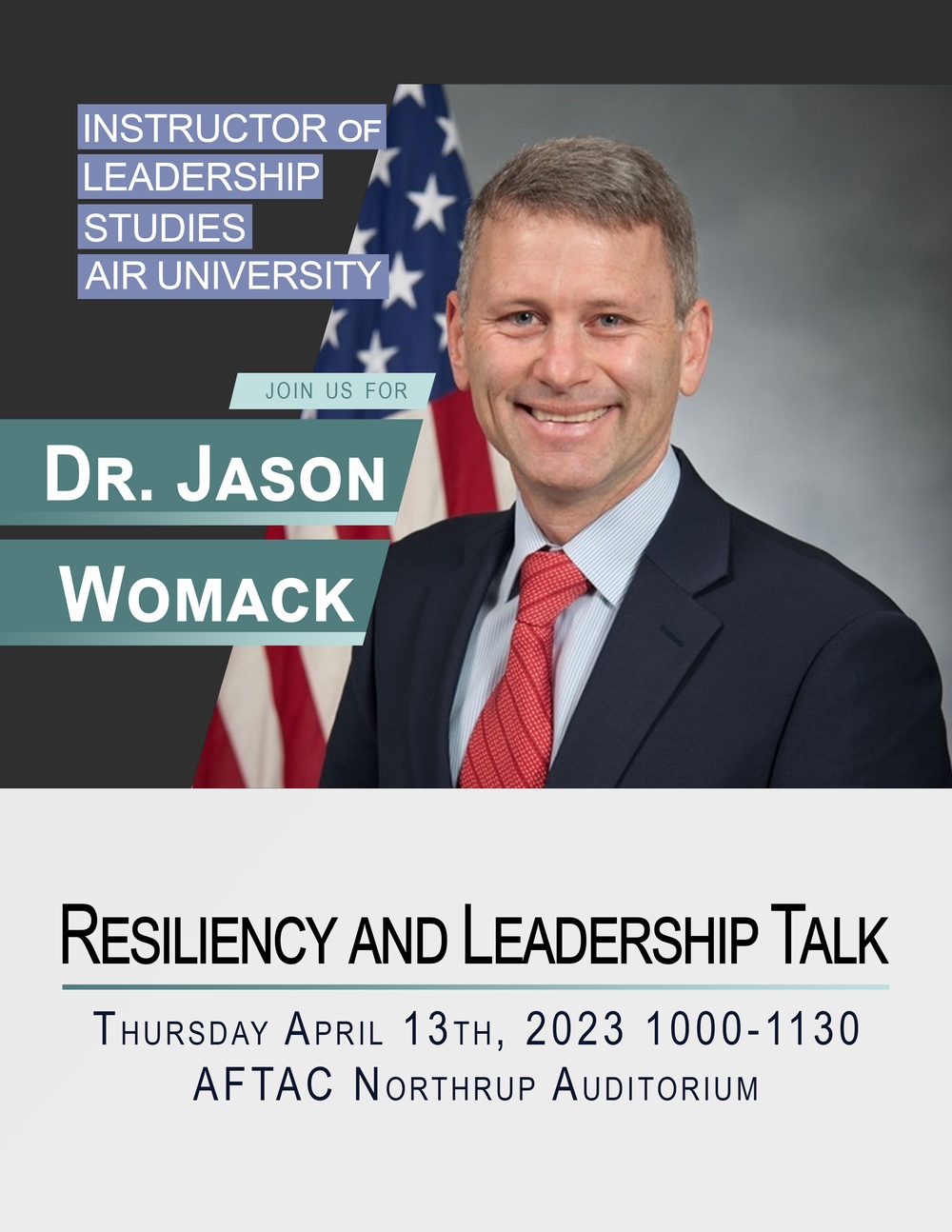 DEIA - Resiliency and Leadership Talk Flyer