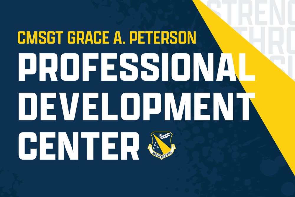 Professional Development Center entry sign