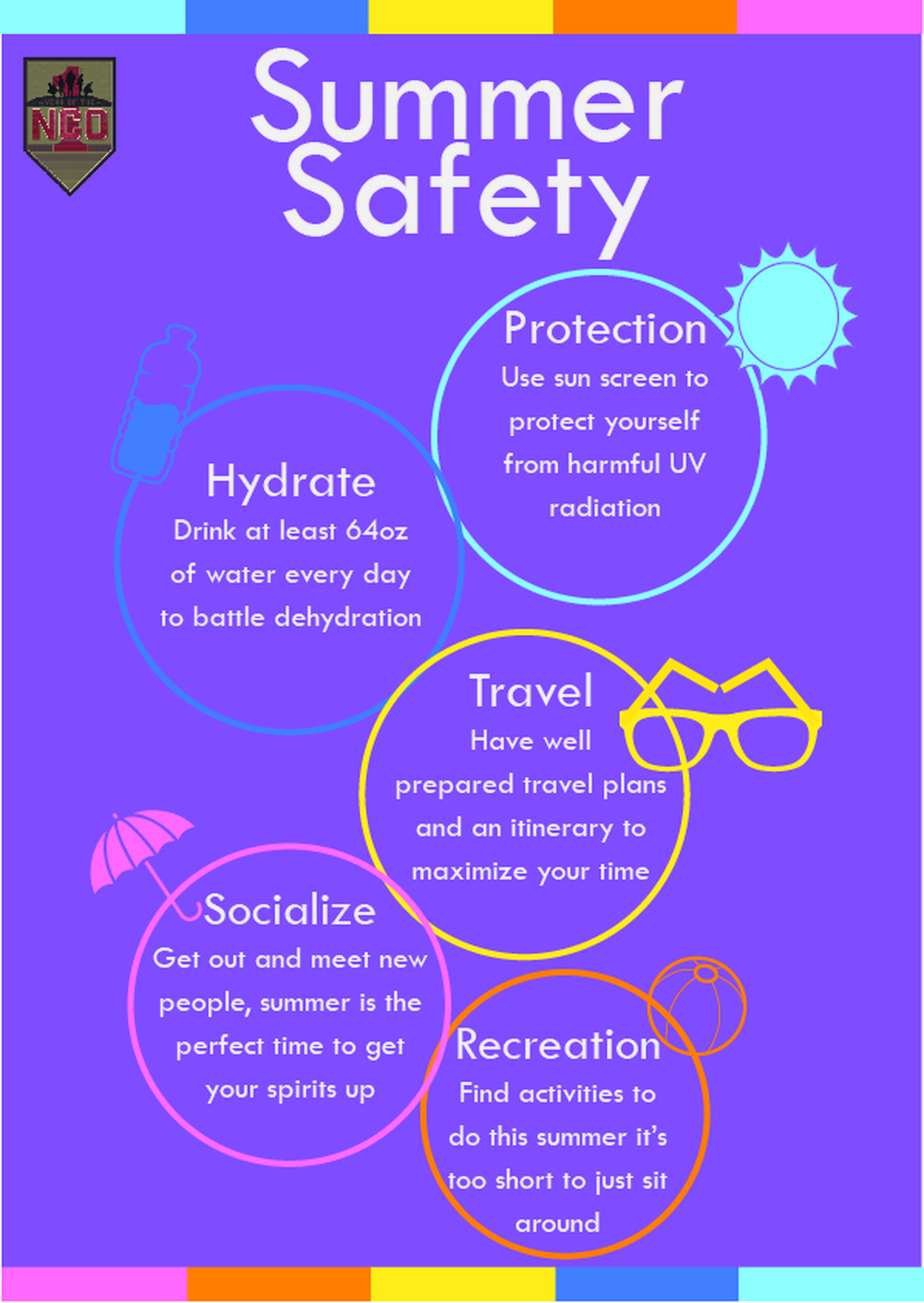 Summer Safety Graphic