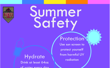 Summer Safety Graphic