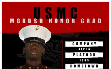 Alpha Company Honor Graduate