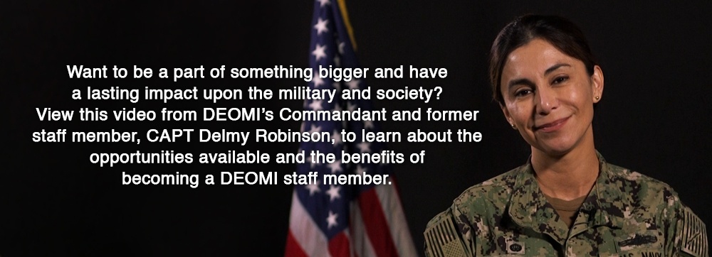 CAPT Robinson DEOMI Marketing Video Web Banner