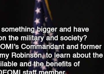 CAPT Robinson DEOMI Marketing Video Web Banner