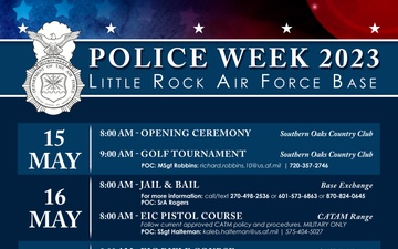 Little Rock Air Force Base Honors Police Week