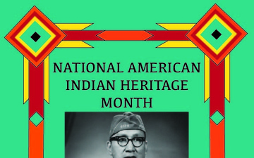 National American Indian Heritage Month graphic