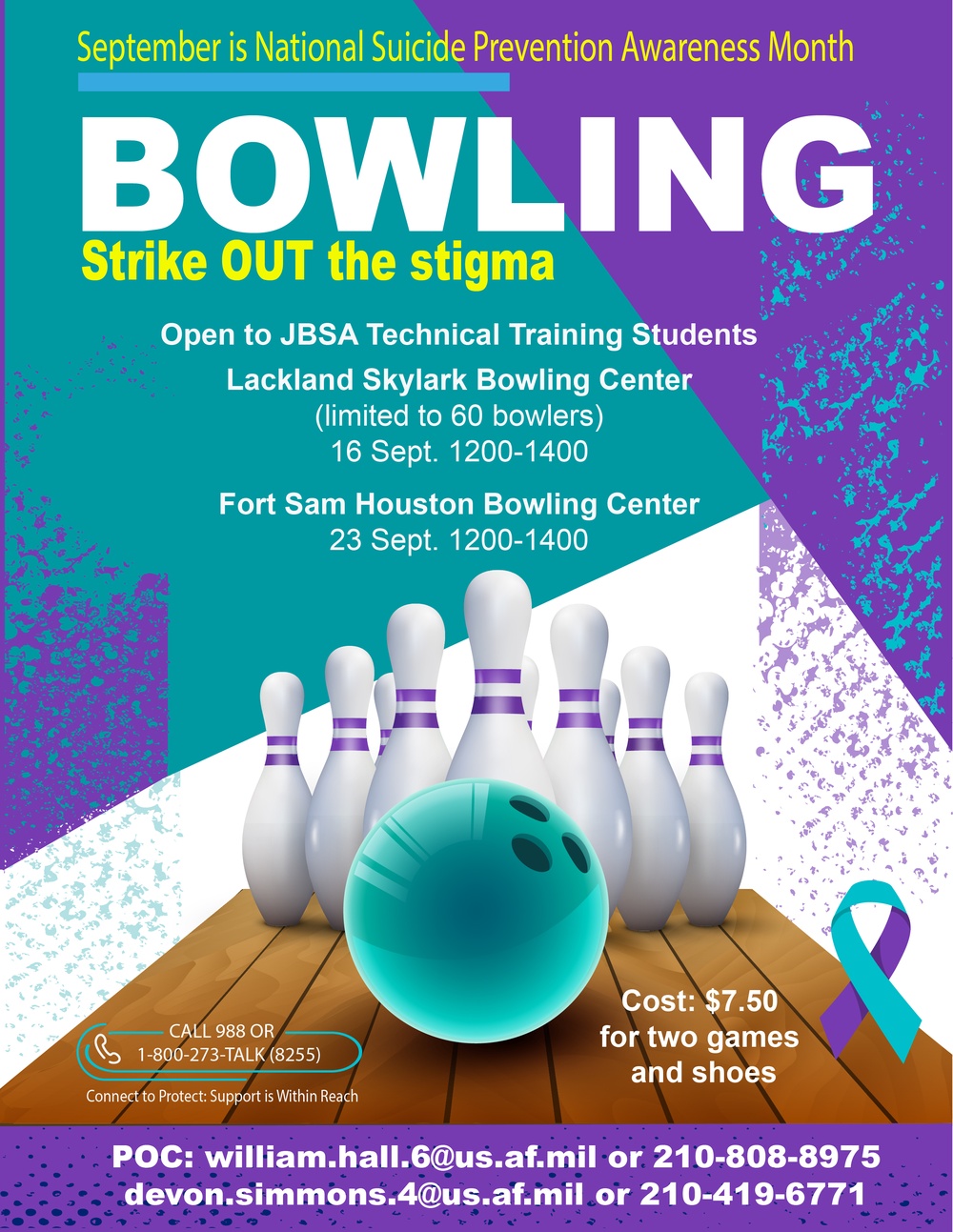 Suicide Prevention Awareness Month_Bowling