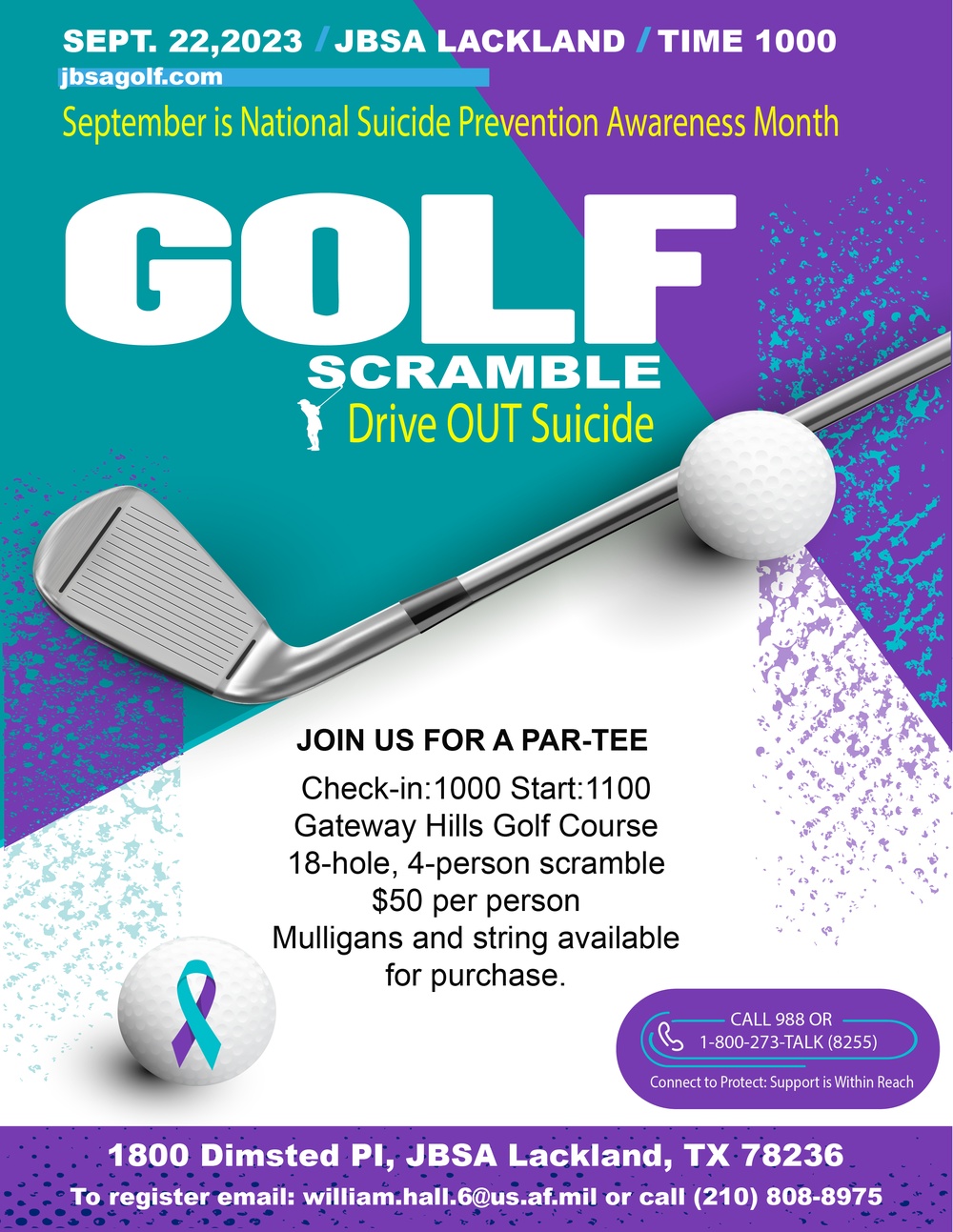 Suicide Prevention Awareness month_golf