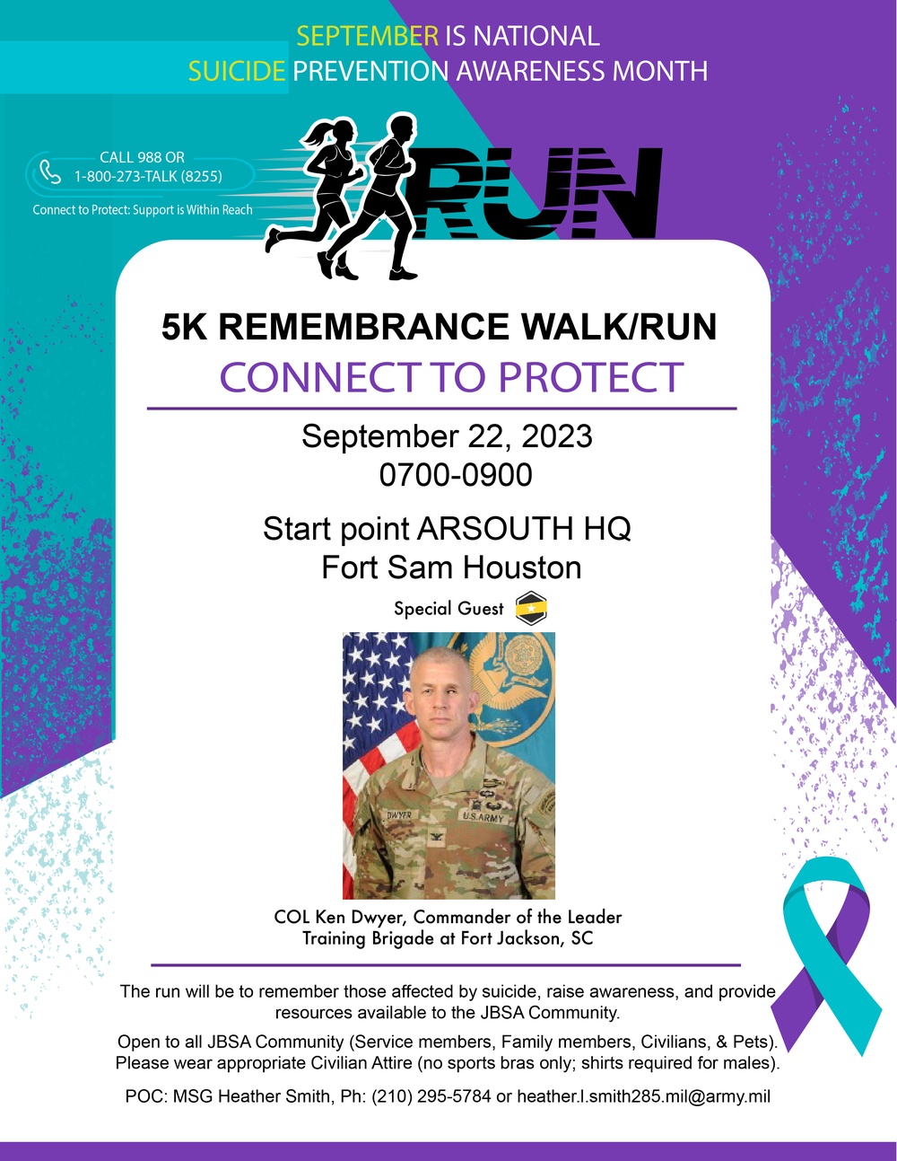 Suicide Prevention Awareness Month_5K remembrance walk/run