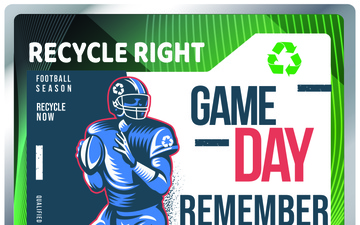 Recycle Right_Football card_aluminum and plastic