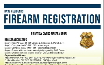 Firearm registration flyer